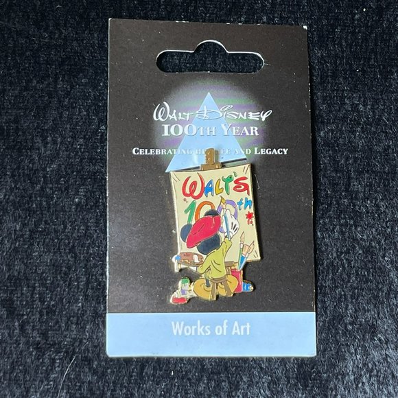 Walt Disney 100th Year Legacy Artist Mickey Mouse Pin Disney Store - Picture 1 of 4